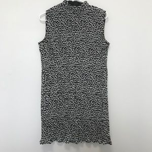 Fashion Union High Neck Sleeveless Plisse Dress